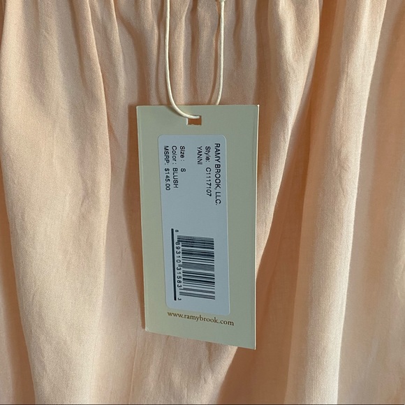 Ramy Brook Blush Coverup tube top - Picture 2 of 6